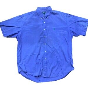 Ralph Lauren Vintage Light Purple Button Down Blake Shirt Men's Size XL